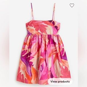 H&M Floral Patterned Mini Dress